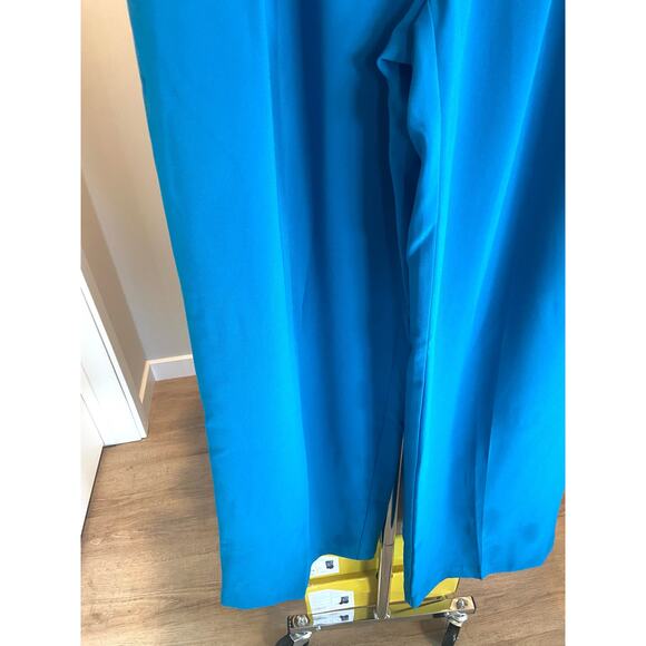 S 🔖 SERGIO HUDSON x Target Teal Blue High-Waist Wide Leg Tailored Trousers - Picture 10 of 10